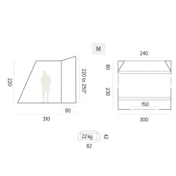 Auvent De Camping-car Gonflable BALI -Aventure Soldes auvent caravane gonflable bali 5