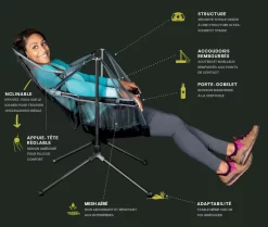 NEMO EQUIPMENT Nemo Stargaze Recliner Luxury -Aventure Soldes chaise stargaze recliner luxury 13