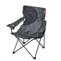 Fauteuil Camping ACIER Gris Noir