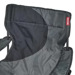 Fauteuil Camping ACIER Gris Noir 9 Fauteuil Camping ACIER Gris Noir -Aventure Soldes fauteuil acier gris noir 3