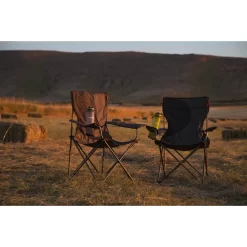 Fauteuil Camping ACIER Gris Noir 11 Fauteuil Camping ACIER Gris Noir -Aventure Soldes fauteuil acier gris noir 5