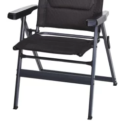 Fauteuil Camping Premium Noir -Aventure Soldes fauteuil premium noir 3