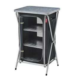 Meuble De Rangement Pliant Gris/noir