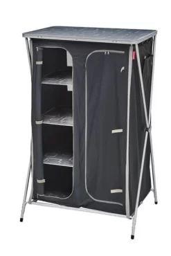 Meuble De Rangement Avec Penderie Gris/noir 6 Meuble De Rangement Avec Penderie Gris/noir -Aventure Soldes meuble rangement pliant penderie 2