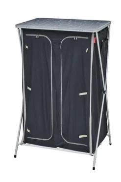 Meuble De Rangement Avec Penderie Gris/noir 7 Meuble De Rangement Avec Penderie Gris/noir -Aventure Soldes meuble rangement pliant penderie 3