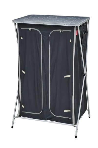 Meuble De Rangement Avec Penderie Gris/noir 4 Meuble De Rangement Avec Penderie Gris/noir – Image 4