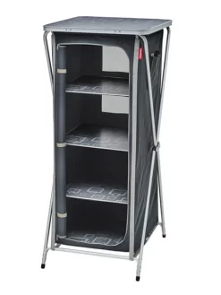 Meuble De Rangement Pliant XL Gris/noir