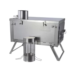 Winnerwell Fastfold Titanium Camping Stove -Aventure Soldes poele winnerwell fastfold titanium camping stove 00 1