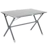 Table Camping à Clayettes Aluminium 115 Cm