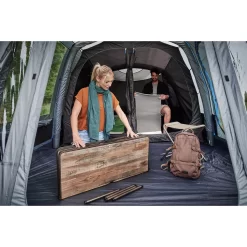 Table Camping Bois Flotté + 2 Bancs -Aventure Soldes table bois flotte 2 bancs 3