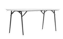 Table Polyéthylène Pliage Central 180 Cm