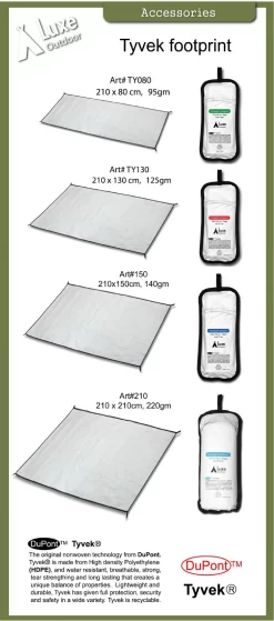 Aventure Soldes -Aventure Soldes tapis de sol footprint tyvek luxe outdoor 1