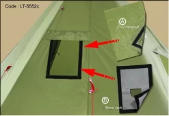 Luxe Outdoor Megahorn III -Aventure Soldes tente luxe outdoor megahorn iii