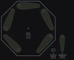 Savotta FDF 10 Tent -Aventure Soldes tente savotta fdf 10 tent 15